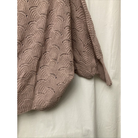 Sweet Lovely by Jen Women's Mauve Oversize Long Sleeve Sweater - SZ M/ - Picture 3 of 11